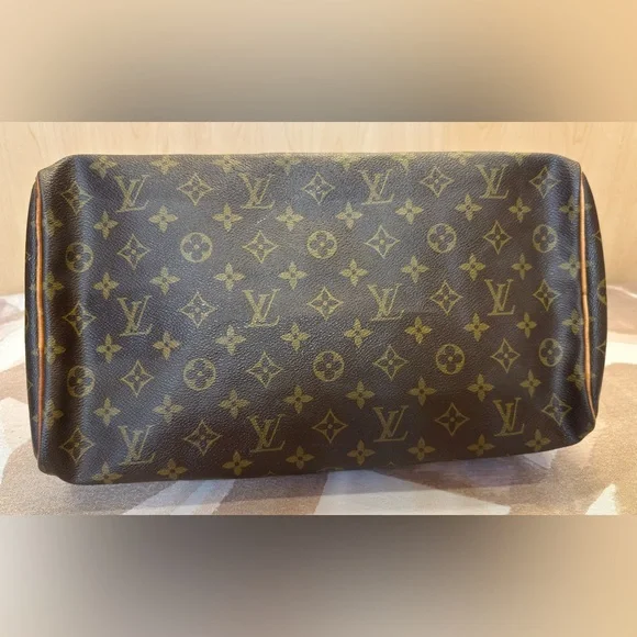 Louis Vuitton LV Monogram Speedy 35 AUTHENTIC Vintage CLEAN interior - Picture 6 of 13